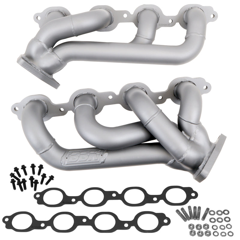 BBK 4047 FITS 14-18 GM Truck 5.3/6.2 1 3/4in Shorty Tuned Length HeadersTitanium Ceramic