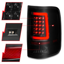Load image into Gallery viewer, ANZO 311343 FITS: 2004-2006 Ford F-150 LED Tail Lights w/ Light Bar Black Housing Smoke Lens