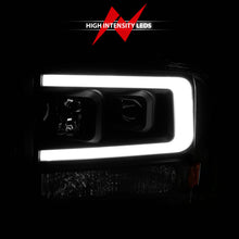 Load image into Gallery viewer, ANZO 111551 FITS 111551 FITS 99-04 Ford F250/F350/F450/Excursion (excl 99) Projector Headlightsw/ Light Bar Black Housing