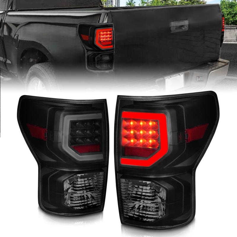 ANZO 311387 FITS: ANZO 07-11 Toyota Tundra Full LED Tailights Black Housing Smoke Lens G2 (w/C Light Bars)