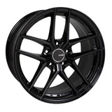 Enkei 498-880-6540BK - TY5 18x8 5x114.3 40mm Offset 72.6mm Bore Black Wheel