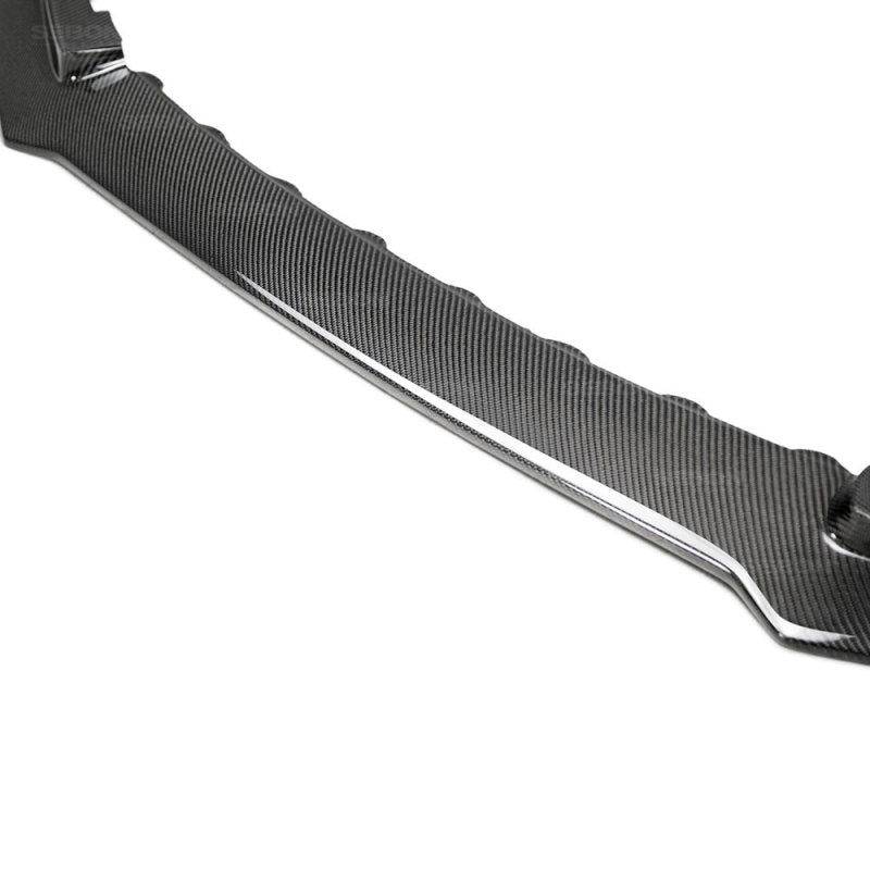 Seibon FL17HDCVR-TA FITS 2017 Honda Civic Type-R TA-Style Gloss Carbon Fiber Front Bumper Lip