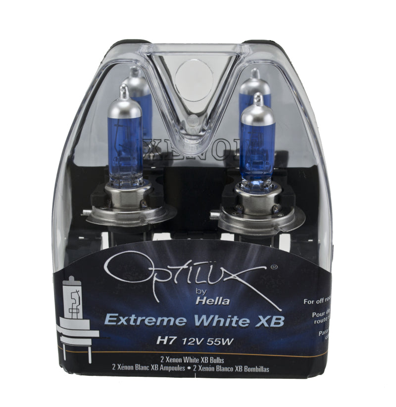 Hella H71071362 - Optilux 12V/55W H7 Extreme Blue Bulb (Pair)