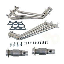 Load image into Gallery viewer, BBK 4041 FITS 10-11 Camaro V6 Long Tube Exhaust Headers With Converters1-5/8 Chrome