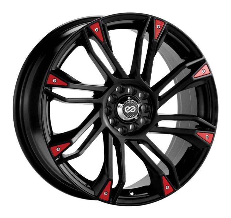 Enkei 448-875-1142BK - GW8 18x7.5 4x100/108 42mm Offset 72.6 Bore Matte Black Wheel