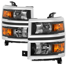 Load image into Gallery viewer, SPYDER 9042447 - xTune 14-15 Chevy Silverado 1500 (New Body) OEM Style Headlights w/TrimBlk (HD-JH-CS14-CC-BK)