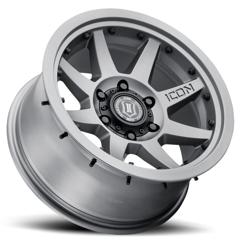 ICON 21817858347TT - Rebound Pro 17x8.5 6x5.5 0mm Offset 4.75in BS 106.1mm Bore Titanium Wheel