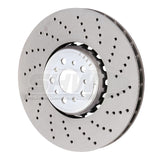 SHW Performance BFR42502 -  -SHW 18-21 BMW M5 4.4L Right Front Cross-Drilled Lightweight Brake Rotor