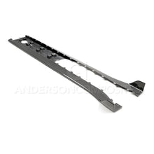 Load image into Gallery viewer, Anderson Composites AC-SS20FDMU500 FITS 2020 Ford Mustang Shelby GT500 Carbon Fiber Rocker Panel Splitters