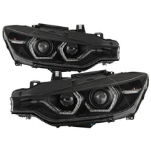 Load image into Gallery viewer, SPYDER 5086754 - Spyder 12-14 BMW F30 3 Series 4DR Projector HeadlightsBlack PRO-YD-BMWF3012-AFSHID-BK