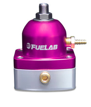 Load image into Gallery viewer, Fuelab 51502-4 - 515 EFI Adjustable FPR 25-90 PSI (2) -6AN In (1) -6AN Return Purple
