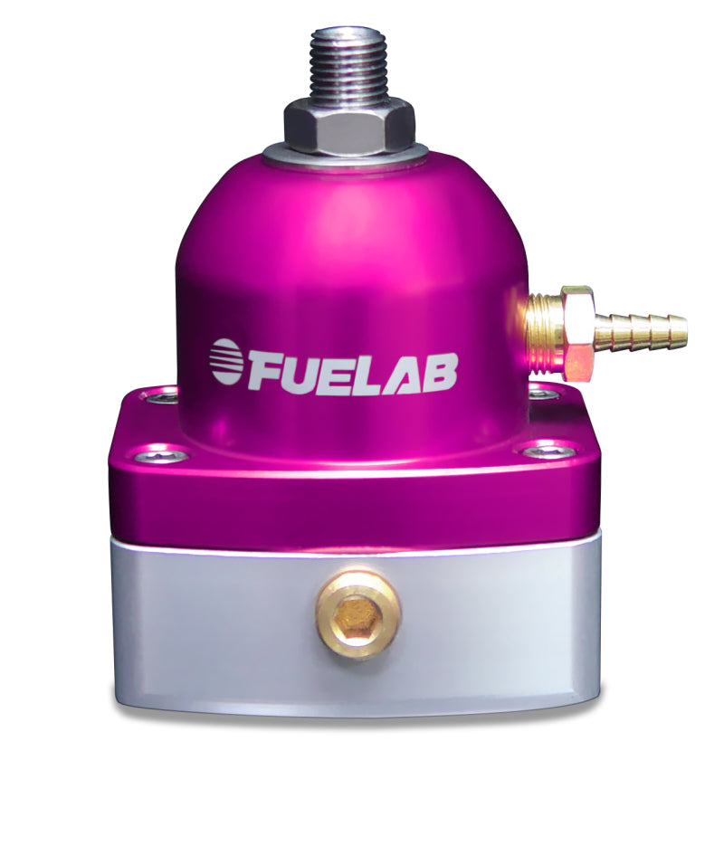 Fuelab 53501-4 FITS 535 EFI Adjustable Mini FPR 25-90 PSI (2) -6AN In (1) -6AN ReturnPurple