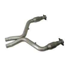 Load image into Gallery viewer, BBK 1658 FITS 11-14 Mustang 5.0 Short Mid X Pipe With Catalytic Converters 3.0 For Long Tube Headers