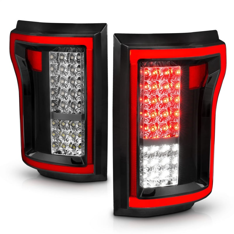 ANZO 311262 FITS 2015-2016 Ford F-150 LED Taillights Red/Clear