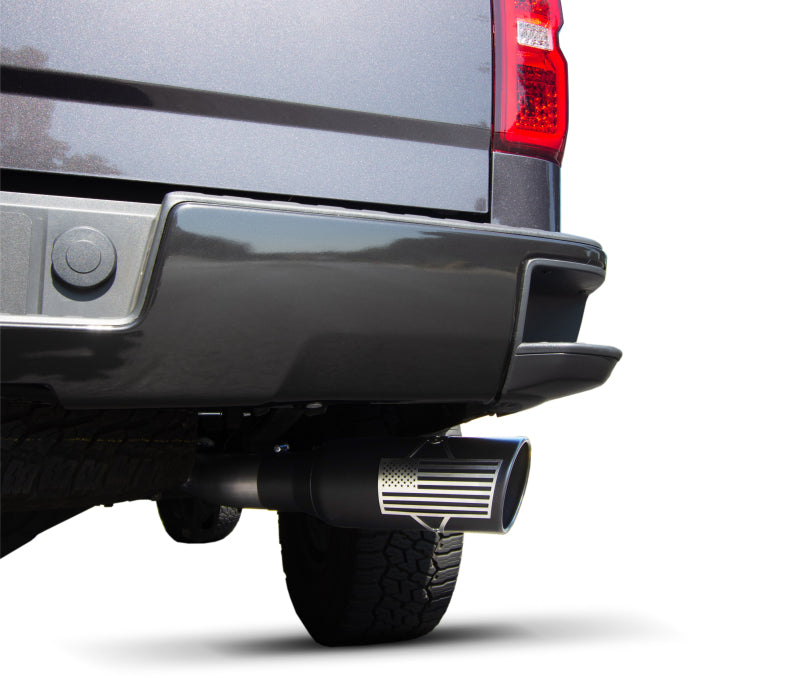 Gibson 07-18 Toyota Tundra Limited 5.7L 4in Patriot Series Cat-Back Single Exhaust - Stainless - free shipping - Fastmodz