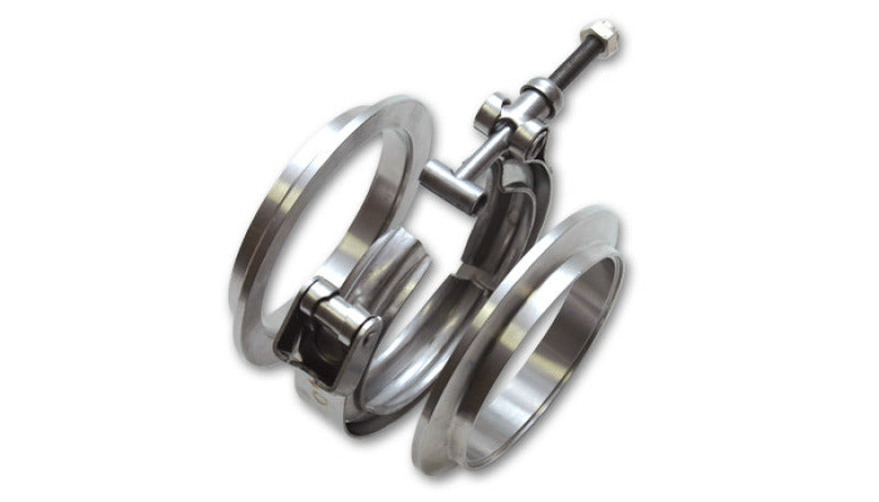 Vibrant 11492 FITS AL V-B Flange Assembly 3.5in OD Tubing incl 2 AL V-b flanges 1 SS V-B Clamp 1 Viton O-Ring