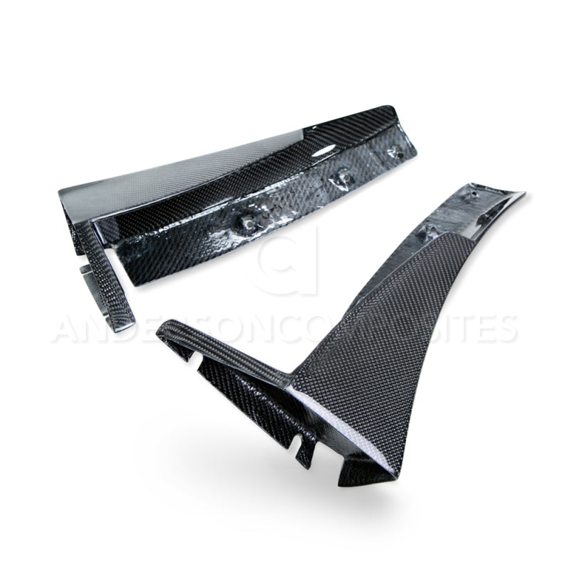 Anderson Composites AC-FL14CHC7-Z6XC FITS 14+ Chevrolet Corvette C7 Z06 Front Bumper Canards