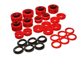 Energy Suspension 4.4120R FITS 4.4120R FITS 99-07 Ford F-250/F-350 SD 2/4WD Crew Cab Body Mount SetRed
