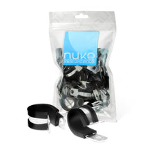 Load image into Gallery viewer, Nuke Performance Stainless Steel P-Clamp for PTFE fuel hose 10pcs AN-8 PTFE Fuel hose
