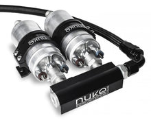 Load image into Gallery viewer, Nuke Performance 4-Port Fuel Log Collector for Dual Bosch 044 Fuel Pumps
