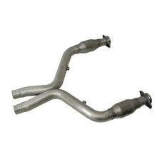 Load image into Gallery viewer, BBK 1637 FITS 05-10 Mustang 4.6 Short Mid X Pipe With Catalytic Converters 2-3/4 For Long Tube Headers