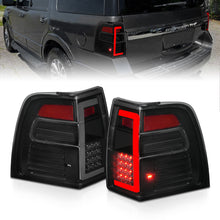 Load image into Gallery viewer, ANZO 311409 FITS 07-17 Ford Expedition LED Taillights w/ Light Bar Black Housing Smoke Lens