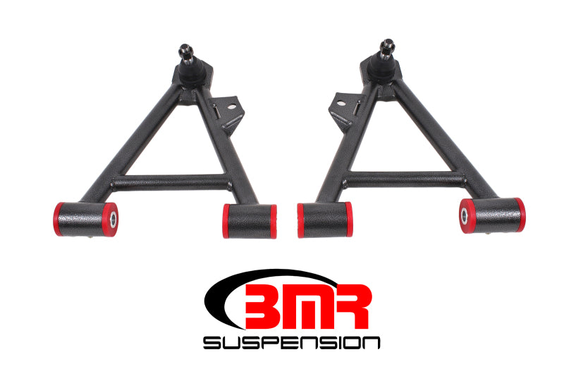 BMR Suspension AA041H - BMR 94-04 Mustang Lower Non-Adj. A-Arms (Coilover Only) w/ STD. Ball Joint (Poly)Black Hammertone