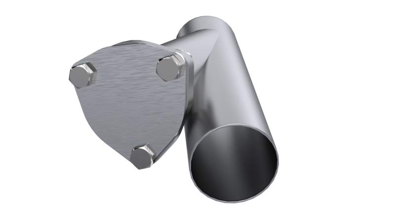 QTP 10250 - 2.5in Weld-On QTEC Exhaust Cutout Y-Pipe