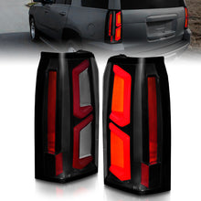 Load image into Gallery viewer, ANZO 311375 FITS 2015-2020 Chevrolet Tahoe LED Tail Lights w/ Light Bar Black Housing Somke Lens