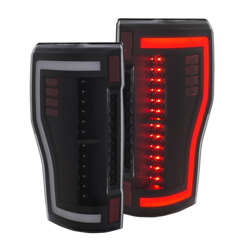 ANZO - [product_sku] - ANZO 2017+ Ford F-250 LED Taillights - Black/Clear - Fastmodz