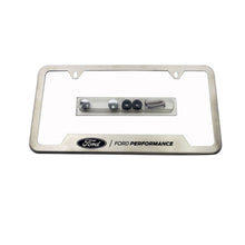 Load image into Gallery viewer, Ford Racing M-1828-SS304C - Stainless Steel Ford Performance License Plate Frame