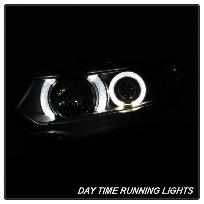 SPYDER 5010780 - Spyder Honda Civic 06-08 2Dr Projector Headlights LED Halo Black High H1 Low H1 PRO-YD-HC06-2D-HL-BK