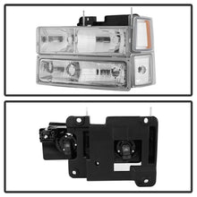 Load image into Gallery viewer, SPYDER 5069535 FITS 5069535 - Xtune Chevy Suburban 94-98 Headlights w/ Corner &amp; Parking Lights 8pcs Chrome HD-JH-CCK88-AM-C-SET