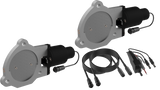 QTP QTEC70 - 3.5in Bolt-On QTEC Dual Electric Cutout Valves Pair