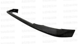 Seibon FL0809MITEVOX-OE FITS 08-12 Mitsubishi Evo X OEM style Carbon Fiber Front Lip does not fit MR model