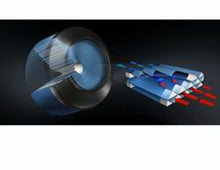 Load image into Gallery viewer, Volant Universal PowerCore Air Filter - 8.0in x 8.0in w/ 5.0in Flange ID