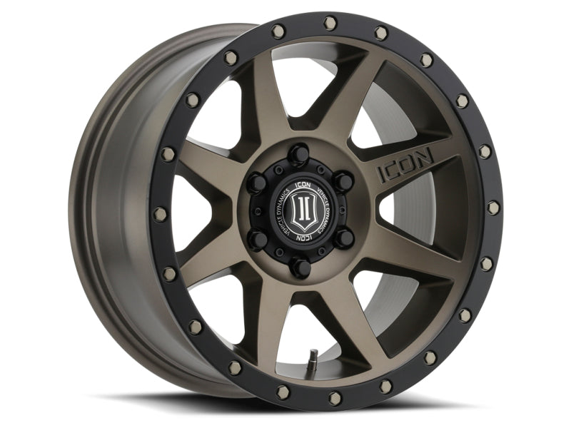 ICON Rebound 17x8.5 5x150 25mm Offset 5.75in BS 110.1mm Bore Bronze Wheel - free shipping - Fastmodz