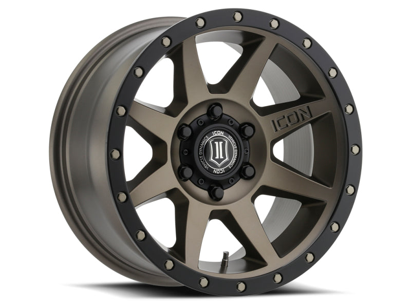 ICON Rebound 17x8.5 5x5 -6mm Offset 4.5in BS 71.5mm Bore Bronze Wheel - free shipping - Fastmodz