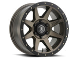 ICON 1817857345BR - Rebound 17x8.5 5x5 -6mm Offset 4.5in BS 71.5mm Bore Bronze Wheel