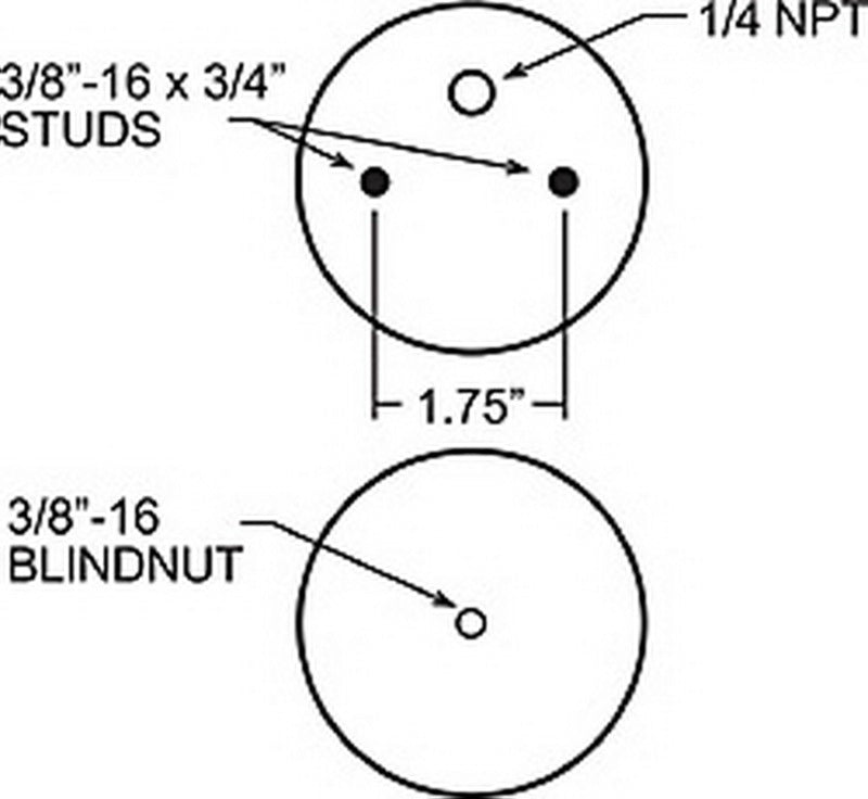 Firestone 6781 - Ride-Rite Replacement Bellow 267C (For Kit PN 2071 / 2100 / 2153 / 2170) (W21760)