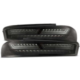 AlphaRex 610010 - 16-18 Chevrolet Camaro PRO-Series LED Tail Lights Jet Black