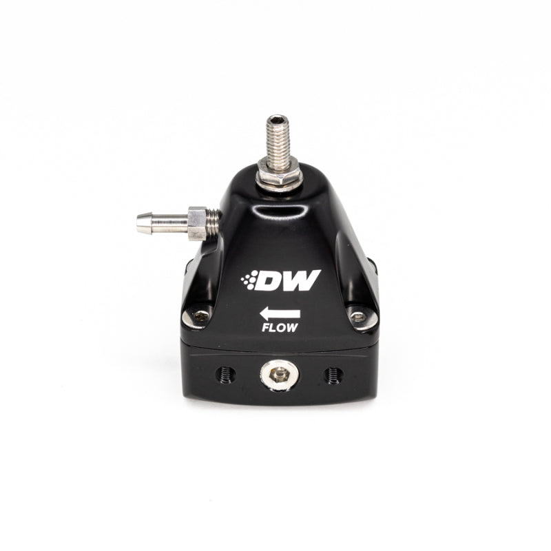 DeatschWerks 6-1001-FRB - DWR1000iL In-Line Adjustable Fuel Pressure Regulator Black