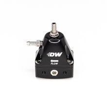 Load image into Gallery viewer, DeatschWerks 6-1001-FRB - DWR1000iL In-Line Adjustable Fuel Pressure Regulator Black