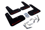 Rally Armor MF23-UR-BLK/RD FITS: 13+ Subaru BRZ / 13+ Scion FR-S UR Black Mud Flap w/ Red Logo