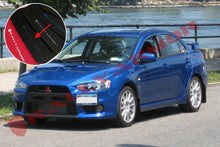 Load image into Gallery viewer, Rally Armor MF10-UR-BLK/GRY FITS: 2008+ Mitsubishi EVO X UR Black Mud Flap w/ Grey Logo