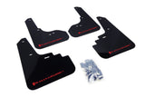 Rally Armor MF4-UR-BLK/RD FITS: 2005-2009 Legacy GT and Outback UR Black Mud Flap w/ Red Logo