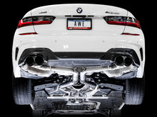 Load image into Gallery viewer, AWE Tuning 3020-43085 FITS 2019+ BMW M340i (G20) Track Edition Exhaust - Quad Diamond Black Tips