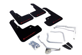 Rally Armor MF32-UR-BLK/RD FITS: 15+ Subaru WRX & STi Sedan Only UR Black Mud Flap w/ Red Logo
