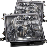 ANZO 121139 FITS: 1997-2000 Toyota Tacoma Crystal Headlights Black