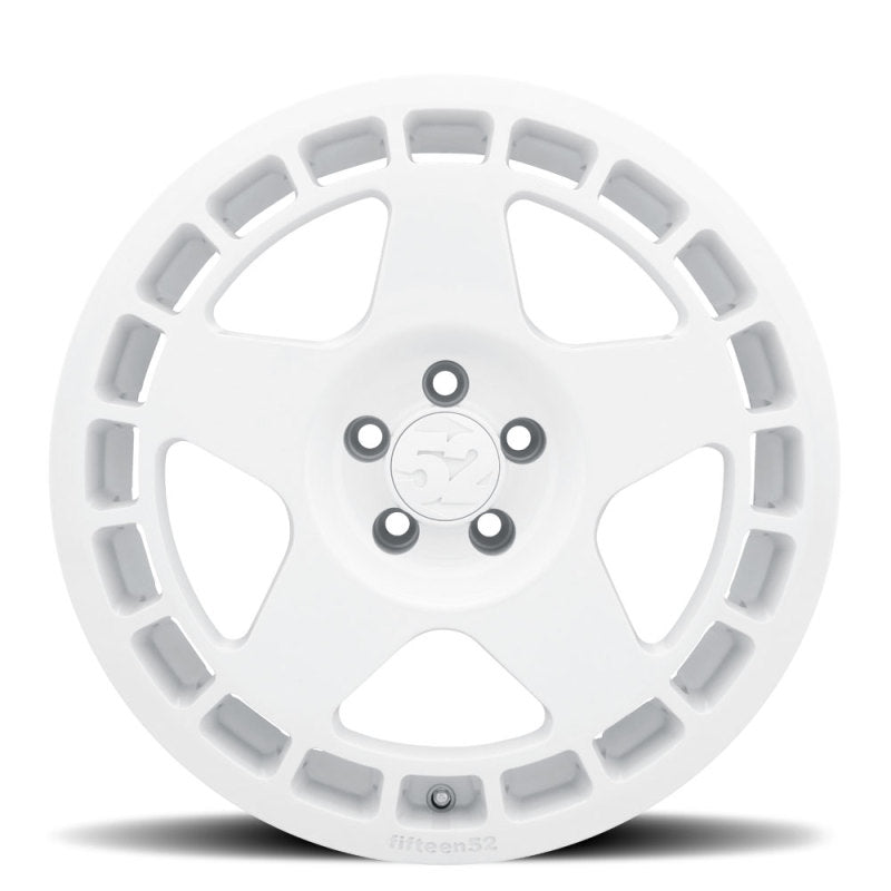 fifteen52 TURRW-88558+42 - Turbomac 18x8.5 5x108 42mm ET 63.4mm Center Bore Rally White Wheel